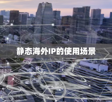 静态海外IP的使用场景 静态海外IP的使用场景
