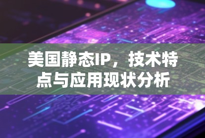 美国静态IP，技术特点与应用现状分析