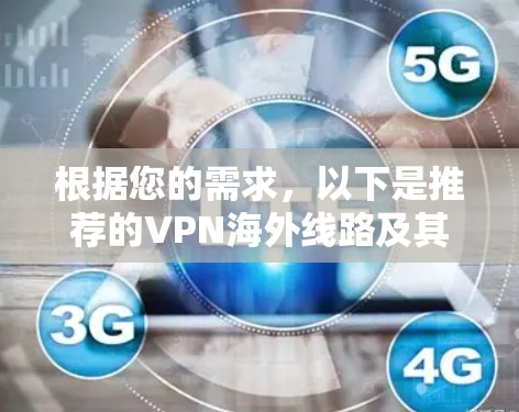 根据您的需求，以下是推荐的VPN海外线路及其适用场景