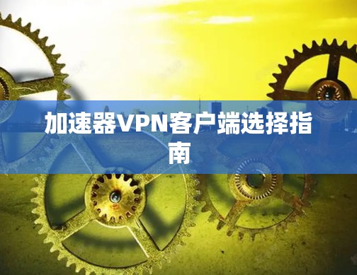 加速器VPN客户端选择指南