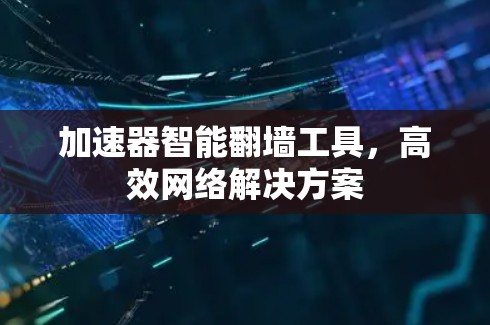 加速器智能翻墙工具,高效网络解决方案 加速器智能翻墙工具,高效网络解决方案