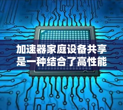 加速器家庭设备共享是一种结合了高性能加速技术和数据共享功能的解决方案，旨在提供快速、安全、可靠的数据访问和管理体验。以下是对该概念的详细分析
