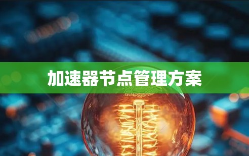 加速器节点管理方案